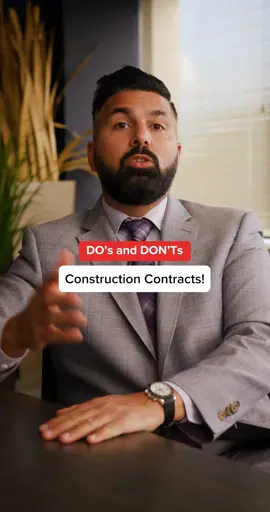 Navigating construction contracts can be tricky! Discover the essential dos and don'ts to avoid costly mistakes. #AttorneyAhmed #constructionlaw #MandALaw #constructionlitigation #businesslitigation #realestatelitigation #businesslaw #contractorcontract
