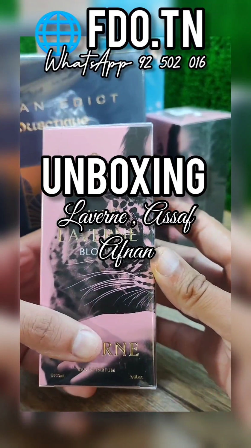 Unboxing Les parfums : Assaf , Laverne , Afnan  #foryou #tunisia #soussa 