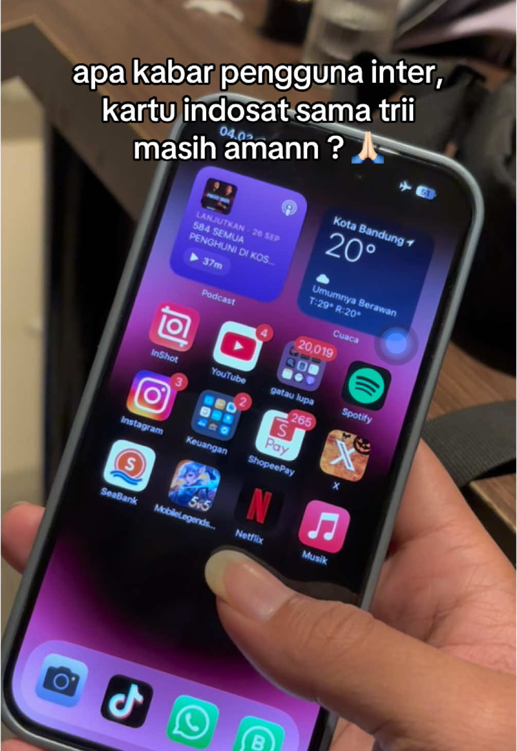 gimana sobatt apakah masih amann ahihihihi #updateios #beranda #fyp #iphonetidakadalayanan #ios18 #iphonetricks #masukberanda #iphoneinter #jasaunblockimei #jasaunblockimei #solusiimeiterblokir #imei #unblockimei 