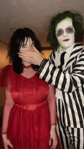happy halloween! we only did one take and it sure is a video #halloween #beetlejuice #lydiadeetz #winonaryder 
