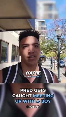 Bro stopped talking really quickly💀 #pred #predcaught #predcatching #predators #boy 