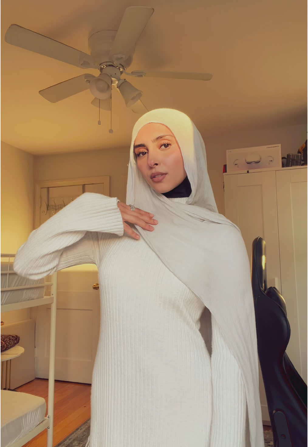 You.Are.My.High.🤍  . . . #hijabi #hijab #OOTD #DRESS 