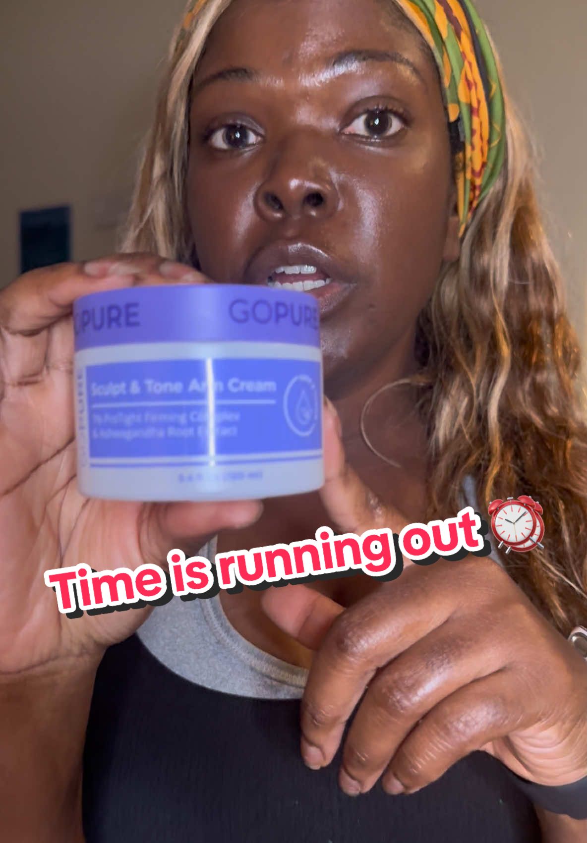 Lets get you #armedwithconfidence with @Gopure #sculptandtone arm cream  8 weeks & you should see visible results  Results may vary #armedwithconfidence #gopurebeauty #skincare #saggyarms #firmskin #tonedarms #auntiearms #batwings #triceps #beautyhacks #tiktokflashsale #hurryup #TikTokShop #tastemakers 