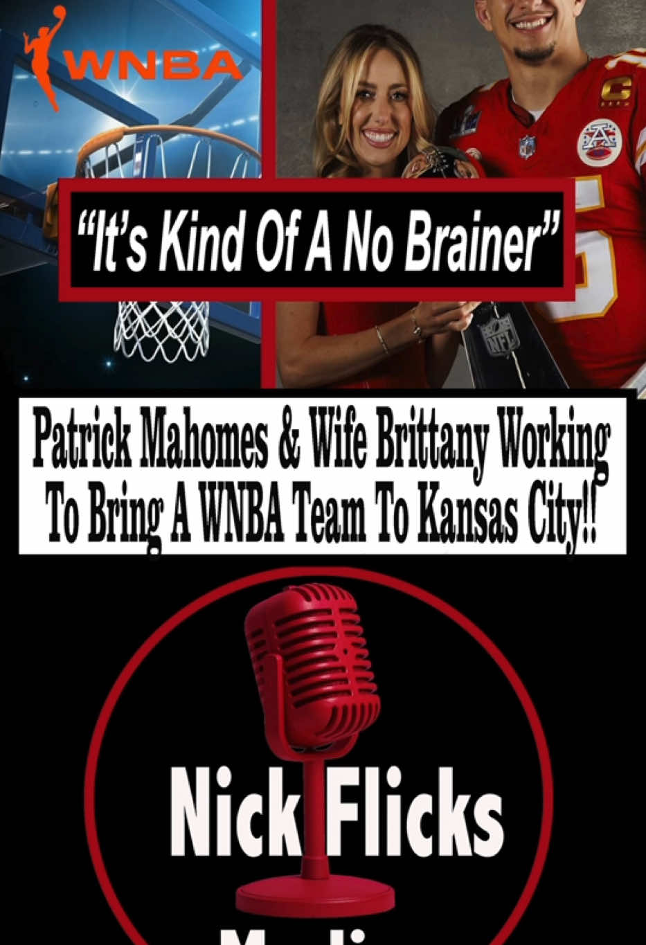 Patrick Mahomes & Wife Brittany Working To Bring A WNBA Expansion Team To Kansas City! _________________________ The Chiefs quarterback and his wife — along with their fellow co-owners of the KC Current, Chris and Angie Long — have met with WNBA officials about the possibility of bringing another women’s pro franchise to the area, according to ESPN. The WNBA is expanding by three teams over the next two years, and is eying a fourth, which could be in Kansas City, by 2028, the outlet reported. A new team would join the Mahomes’ ownership portfolio that also includes the Kansas City Royals, Sporting KC and the Alpine Formula One team. #nfl #football #kansascity #chiefs #patrickmahomes #wife #brittanymahomes #WNBA #expansionteam #owner #angielong #pressconference #news #podcast #viral #fyp #foryou #foryoupage #foryourpage #explorepage