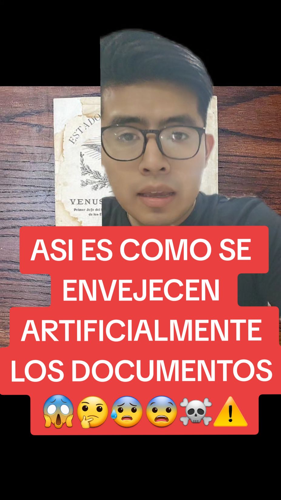 ASI ES COMO SE ENVEJECEN ARTIFICIALMENTE LOS DOCUMENTOS 😱🤔😰😨☠️⚠️#abogado #derecho #derechopenal #abogadopenalista #abogadosmexico #penal #parati #forense #periciales #perito #criminalistica #documentos #