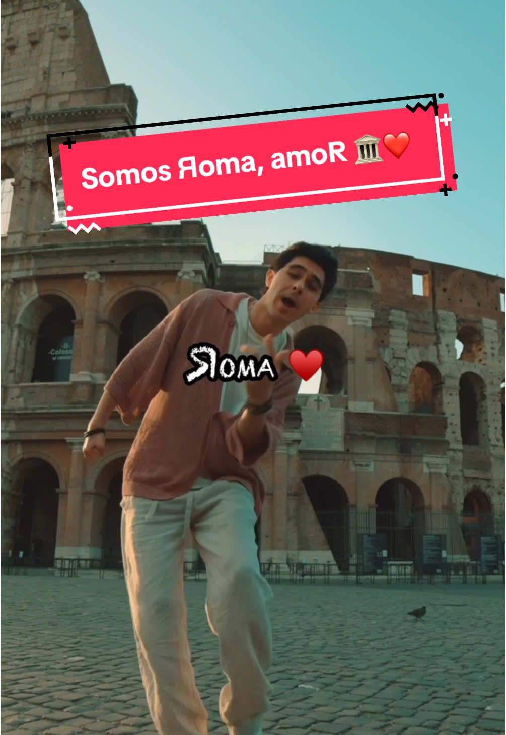 Tú y yo somos Яoma, amoR 🏛️❤️ VIDEO YA DISPONIBLE! #roma#pablolacadiere #cancionesromanticas#cancionesdeamor#frasesdeamor#paradedicar🙈❤️🙈#parejas 