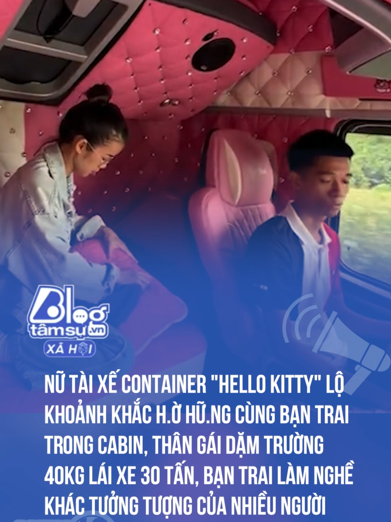 Nữ tài xế container 