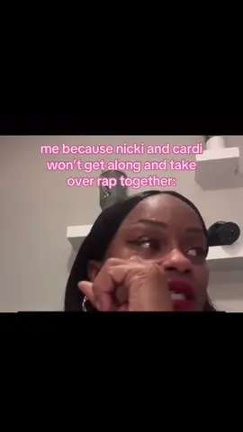 im sry i keep reposting this yall, i edited it wrong #nickiminaj #barbz #cardib #fyp #femalerap #tokyotoni #meme #funny 