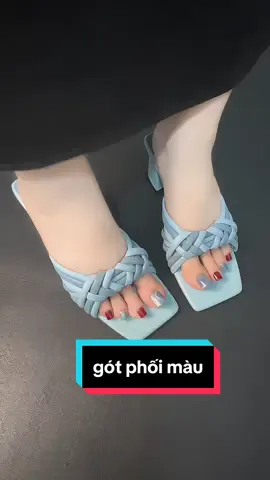 gót quai đan xinh phối màu xinh #viralvideo #TikTokFashion #sieusale #fyb #gotdep #dép #thinhhanh #guocnu #gotxinh 