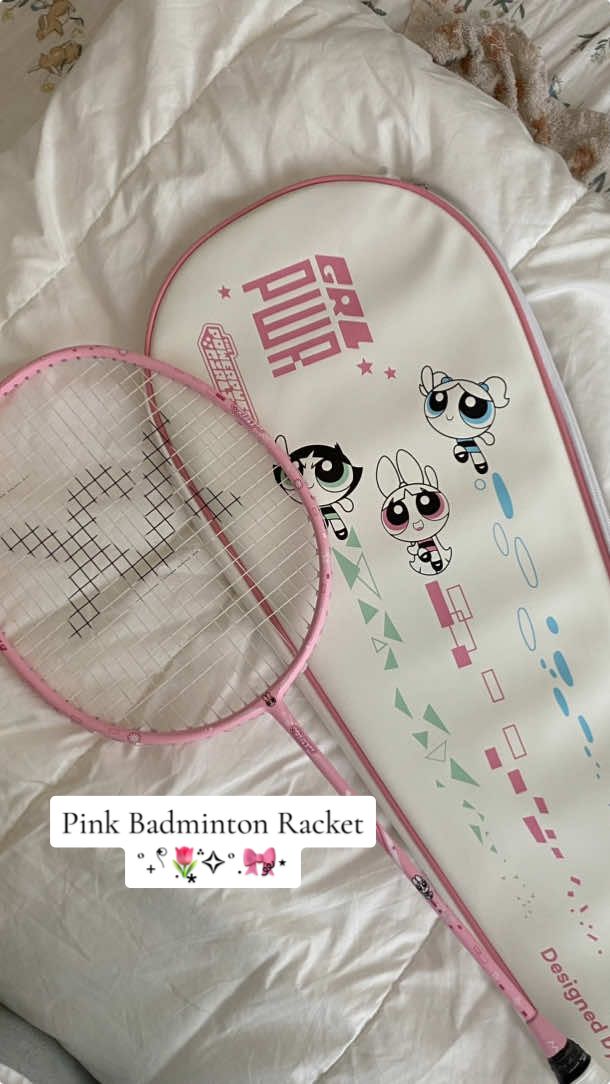 racket brand MAXX collab with Powerpuff Girls. RM180, i beli dekat LD Pro Sport Sri Rampai  ˚˖𓍢ִ໋🌷͙֒✧˚.🎀༘⋆ #badminton #coquette #aesthetic #sport #coquetteaesthetic #powerpuffsgirls #pink 