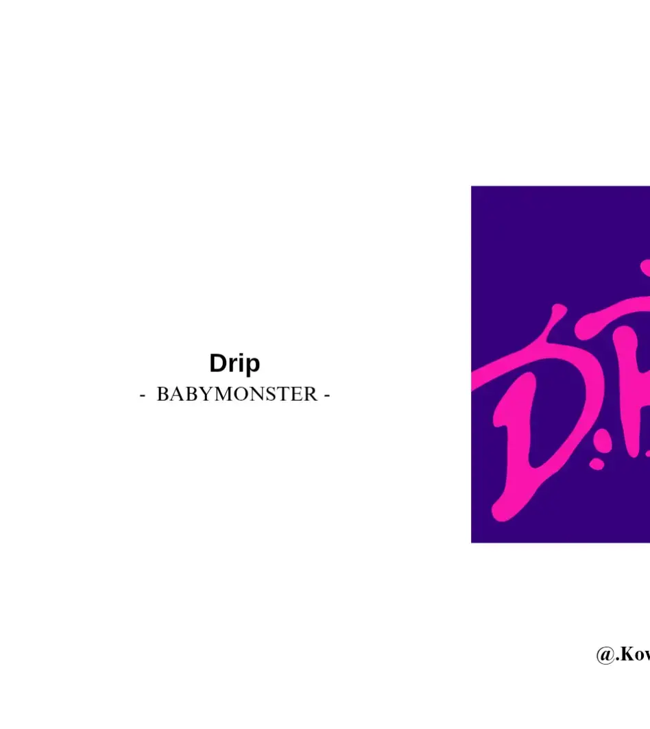 Drip - BABYMONSTER - Lyrics  #music #lyrics #musiclyrics #drip #babymonster #fyp #fypシ #foryou #4u 