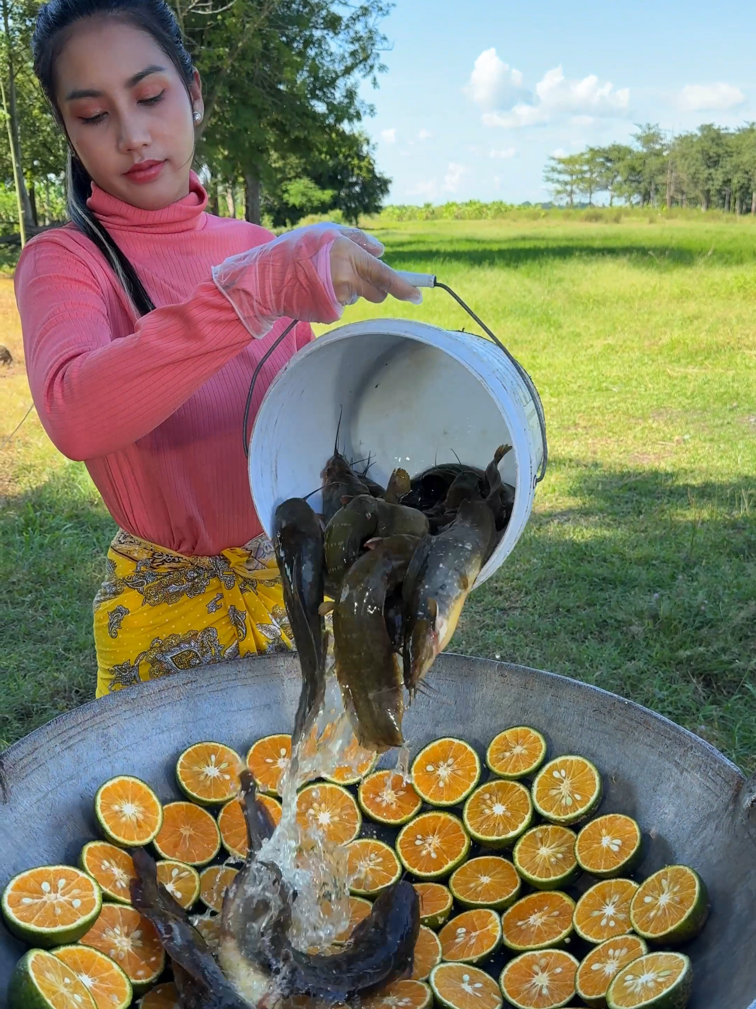 Fish crispy with orange cook recipe