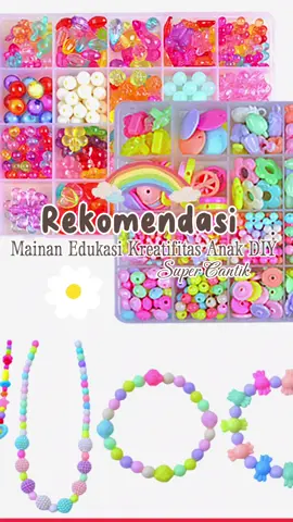 Mainan Edukasi Kreatifitas Anak DIY Meronce Merakit Custom Gelang Kalung Gantungan/Beaded Turun harga menjadi Rp11.900 - 26.700!