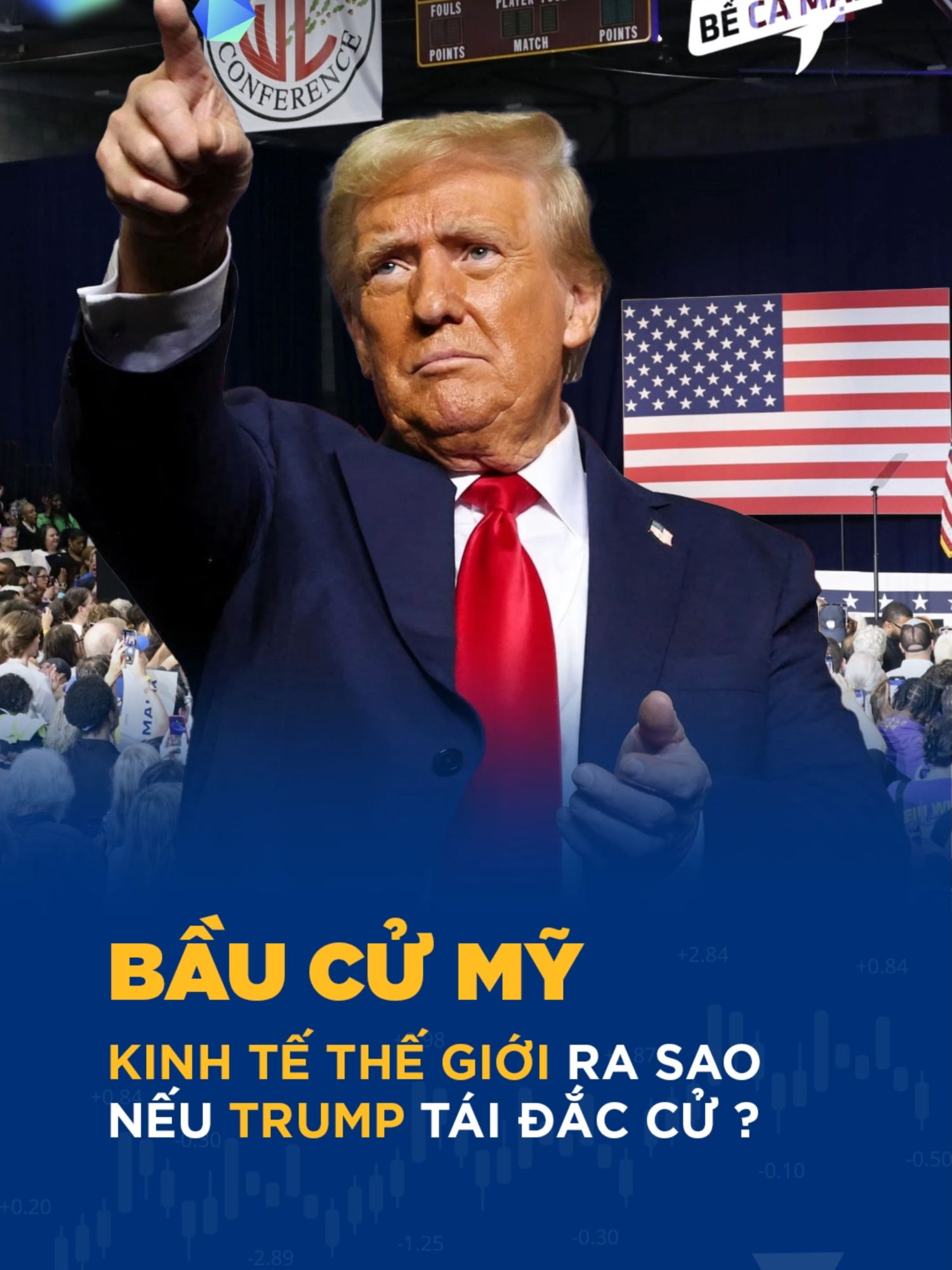 Kinh tế thế giới ra sao nếu Trump tái đắc cử? #becmap #tintuc #donaldtrump #harris #baucumy #LearnOnTikTok