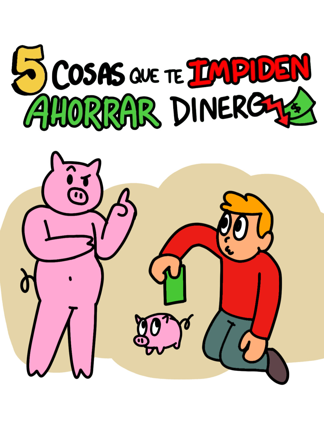 5 Cosas que te impiden Ahorrar Dinero ❌ #finanzas #dinero #ahorrar #ahorro