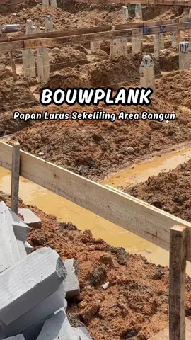 Papan Bouwplank! #TipsKonstruksi  #KonstruksiRumah  #BangunRumah  #bouwplank  #elevasi 