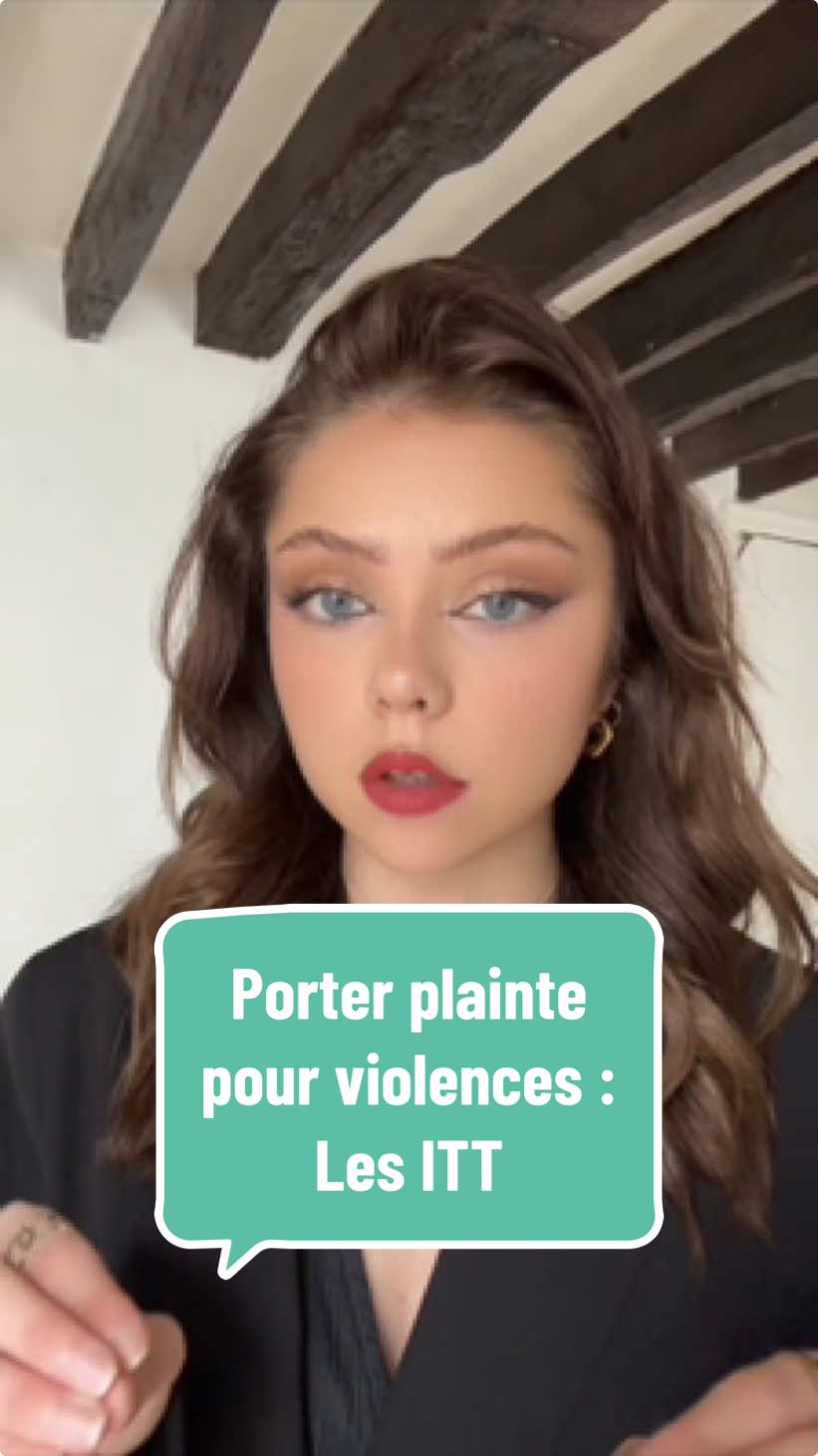 Quand une personne porte plainte pour des violences, des Interruption Totale de Travail (ITT) peuvent être évaluées pour estimer la durée pendant laquelle la victime sera empêchée d’effectuer ses activités quotidiennes normales, que ce soit au travail ou dans la vie courante. • Les ITT physiques sont déterminées par un professionnel de santé et concernent les incapacités liées aux blessures corporelles visibles, comme des fractures, des contusions, ou d’autres traumatismes physiques. Ce nombre de jours sert à évaluer l'impact des dommages corporels sur la vie de la victime. • Les ITT psychologiques, elles, évaluent l’impact émotionnel et psychologique des violences, comme l'anxiété, les insomnies, ou les états de stress post-traumatique.  Ces évaluations d'ITT permettent de qualifier l'infraction et de déterminer la gravité de l'agression.  #droit #itt #conseil #plainte #violenceconjugale #pn #labonnepoire 