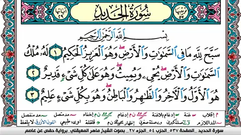 #سورة_الحديد  #ماهر_المعيقلي _ #القران_الكريم_كاملا #لا_اله_الا_الله_محمد_رسول_الله           .#أشهد_أن_لا_إله_إلا_الله_وأشهد_ان_محمد_رسول_الله. 