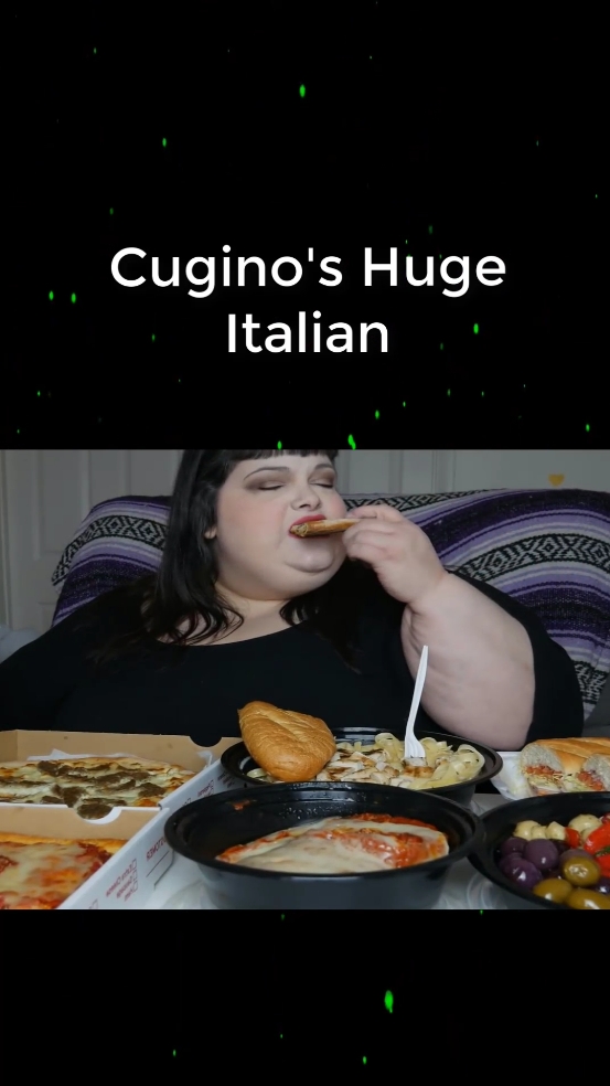 Cugino's Huge Italian Feast Mukbang - White Pizza - Fettucine Alfredo (Part 1) #HungryFatchick #trending #cooking #Recipe #eatingshow #mukbang #asmr #mukprank #fyp #viral #foryou #seafood 