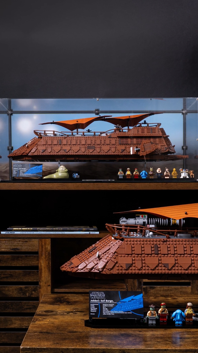 Our displays for the LEGO Star Wars Jabba's Sail Barge set are now available. Head to the link in bio to find out more 💫 #lego #newlego #legostarwars #starwars #wickedbrick 