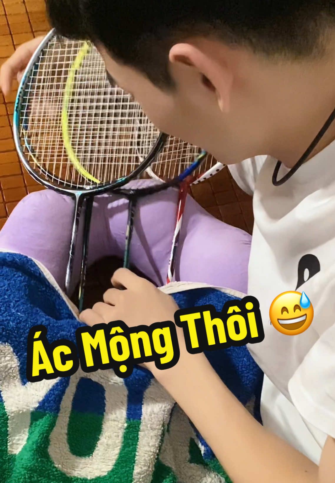 Giật hết cả mình 🤣🤣🤣 #caulong #cầulông🏸 #hungcon #xh 