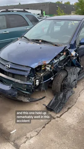 Scion - These were very good cars ! Check out this XA & TC ! #scion #sciontc #scionxa #toyota #autorecycling #junkyard #autopartscity 
