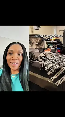 she was nervous from the jump, i really need to see whats in that phone now..... #fypage #viral #msfyatee #viralvideo #foryoupage #viralvideos #phones #prank #sneaky #MomsofTikTok @Mrs.Fyateee