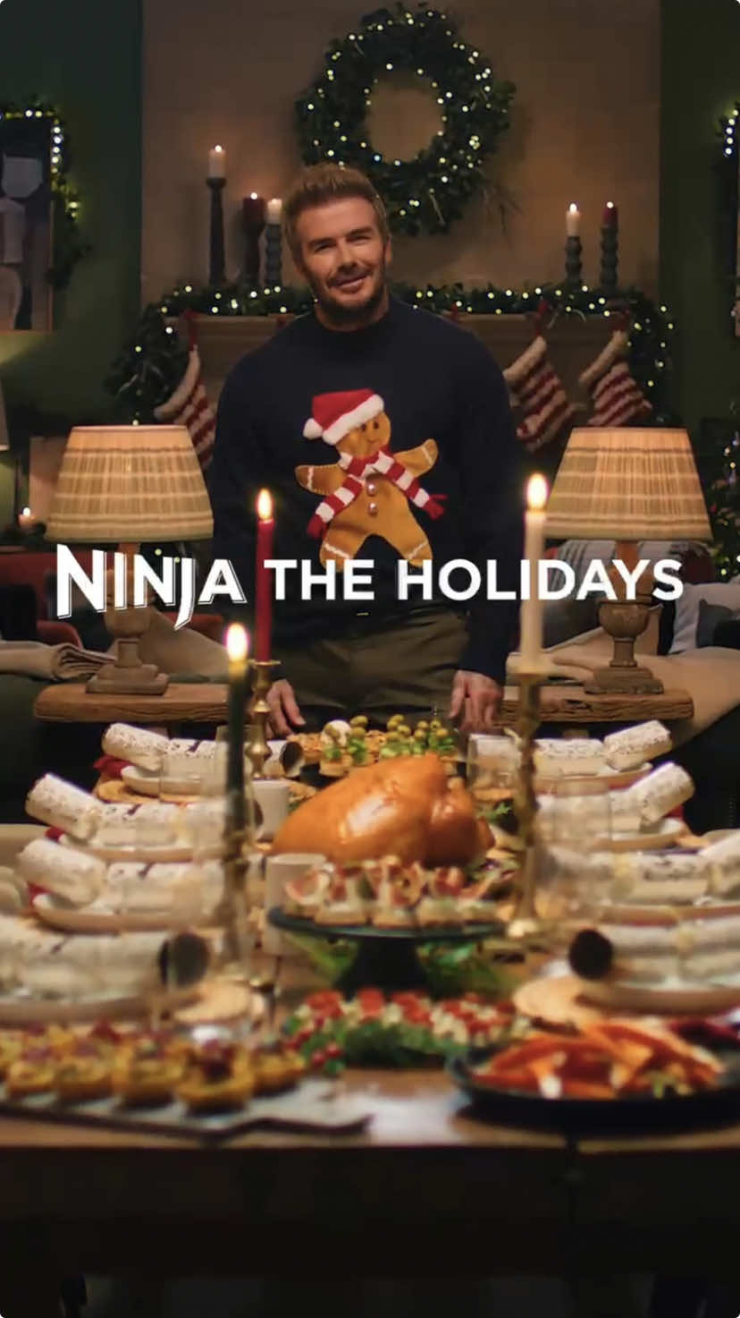 Ninja the holidays like David Beckham. Get in the spirit by shopping his holiday must-haves! #NinjaTheHolidays 