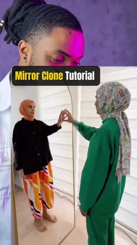 STEP ONE 👇  How to Create this Crazy Mirror Transition in CapCut Step One: (Record Your Clips) Stand in front of a mirror, place your hand on it, and hold for at least 5 seconds. Change into your second outfit, place your hand on the mirror again, hold for at least 5 seconds, and act like a transition just happened. Step Two: (Import to CapCut) Add both clips to your timeline. Step Three: (Split the Clips) Go to the first clip right when your hand touches the mirror, hit split. Then go to the second clip, tap “Overlay” to drop it below, go to right when your hand touches the mirror, make another split, and delete the piece in the back. Drag the clip right to the split we made. Step Four: (Add a Keyframe and Mask) Go to right when your hand is about to leave the mirror and hit split again. Go to the side of the clip in the back and tap on the keyframe. Then tap on mask, select horizontal, and position the mask right between the clones. Step Five: (Animate the Mask) Go to the end of the clip and drag the mask right over the second clone. Step Six: (Final Adjustment) Go to the start of the clip below, then drag it to extend it to the back. Step Seven: (Export and Share) Export your video, and that’s it! Outfit transition. Outfit transformation #outfittransition #outfittransformation  #tutorial #idea #edit #reels #creative #howtoeditreels #content #capcut #capcutpioneer #videoediting #videoedits #creativeediting #editingtutorial #reelsediting #creativevideo #cloneeffect  #creativereels #transitiontutorial #transitions  #reelsideas #capcuttutorial #reelstips #trendingedits #clone #masking #keyframes  Credit: @rahimekaragz