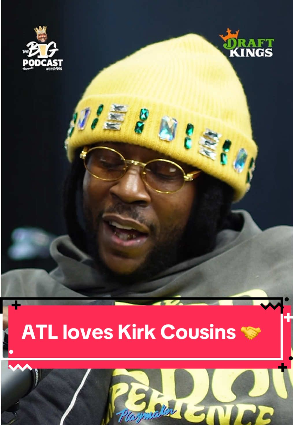 #ATL loves #kirkcousins  Click the link in our bio to watch the full episode.  #falcons #atlanta #kirk #nfl #atlantafalcons #2chainz #fyp #rap #music 