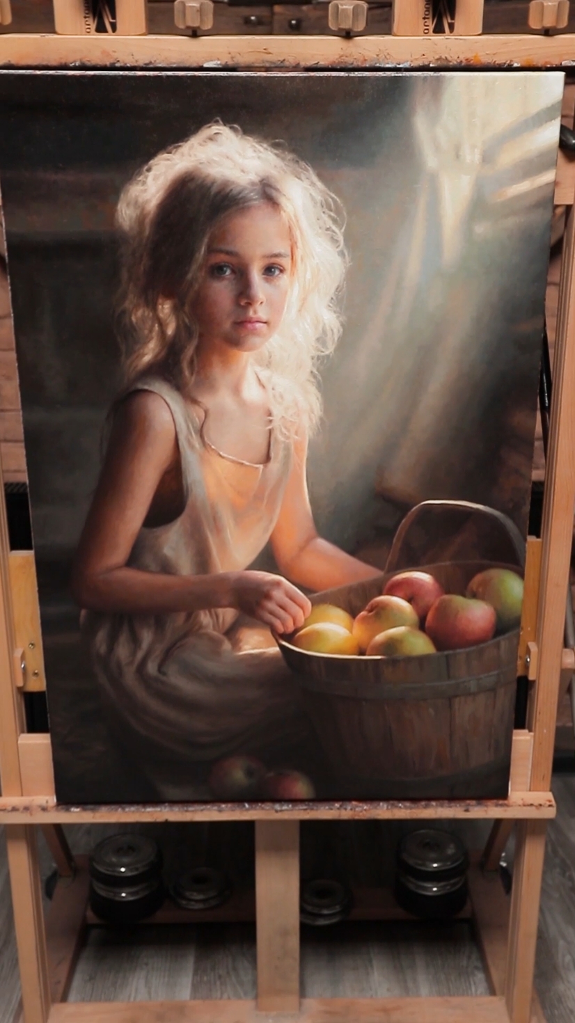 Oil on linen canvas. 36