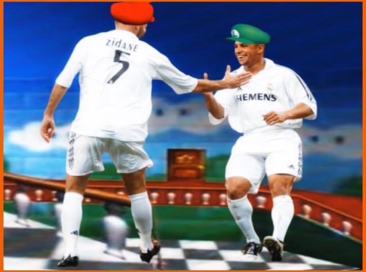 Part 17 | R.Carlos 🇧🇷 & Zidane 🇨🇵 X Mario 64🍄👲🏼🏰 Collab: @R.Carlos3  #viral_video #foot #edit #brasil #france #zidane #robertocarlos #mario #luigi #mario64 