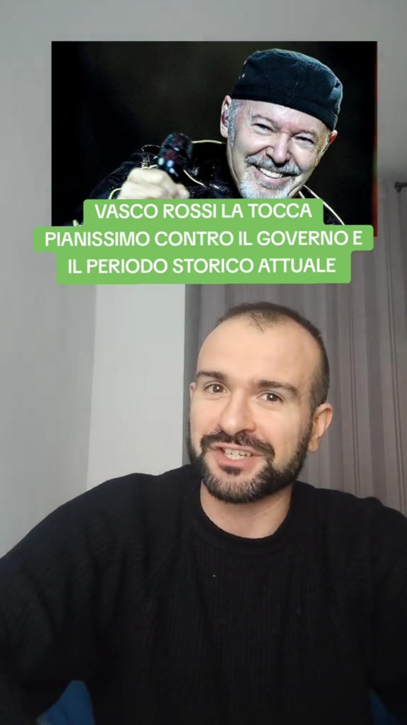 Vasco Rossi la tocca pianissimo contro il governo e il periodo storico in cui stiamo vivendo. #vascorossi #notiziepop #antifa #antifascist #antifascismo 