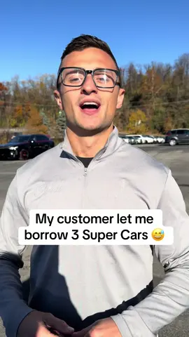 Still can’t believe he let us do this #cars #carsales #cardealership #carsalesman 
