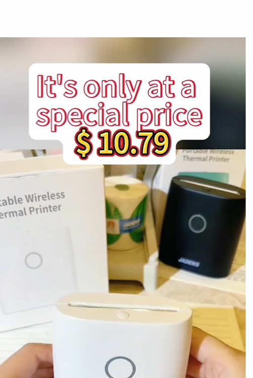 JADENS Mini Sticker Printer-2 Inch Bluetooth Thermal Pocket Printer,Inkless Portable Printer for Study Notes,Photos, Memos,Lists,Gifts,Journals Tweens can be hard to shop for but this is the perfect gift! My 12 year old is loving this @Jadens printer portable thermal printer. Its selling out fast so grab it below while it’s half off! #printer #thermalprinter #portableprinter #tweens #tweenmom #giftideas #christmasgiftideas #giftsforher #tiktokshopmademebuyit #tiktokshopblackfriday #tiktokshopcybermonday #tiktokshopholidayhaul #falldealaforyou #teenmom #teengiftideas #miniprinter 🔥🥰🔥