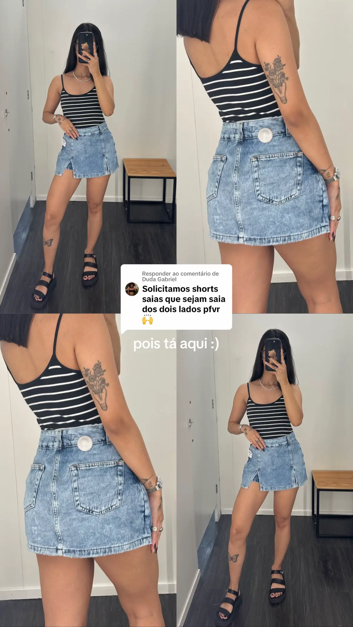 Respondendo a @Duda Gabriel quem quiser mando link com cupom 😏👀♥️ #foryou #foryoupage #cea #achadinhos #achadinhoscea #shoppinghaul #achadinhosrenner #jeans 