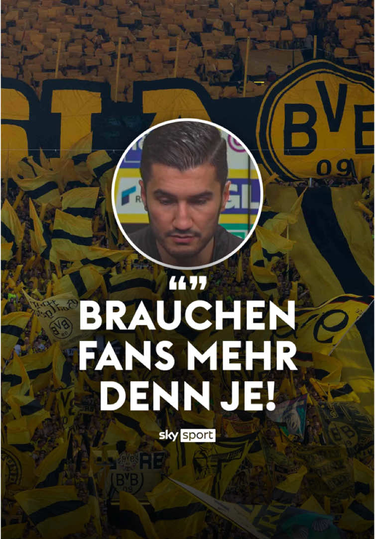 „Brauchen die Fans mehr denn je“ - Sahin zur aktuellen Situation beim BVB 🎙️ Keine einfache Zeit bei Borussia Dortmund aktuell. Nach dem bitteren und frühen Aus im DFB-Pokal wird die Verletztenliste im Team immer länger. Dennoch zeigt sich Trainer Nuri Sahin optimistisch vor dem RB-Duell. 💪🏼 #BVB #Sahin #Coach #Match #RBL #Bundesliga #Pressekonferenz #Sky