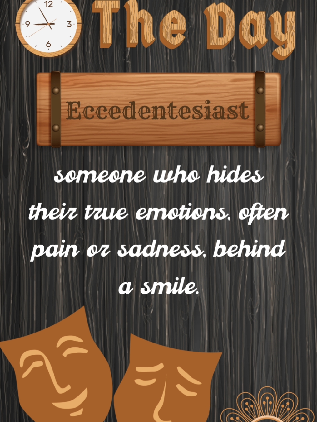 Eccedentesiast meaning  #fyp #eccedentesiast #wordoftheday #englishteacher 