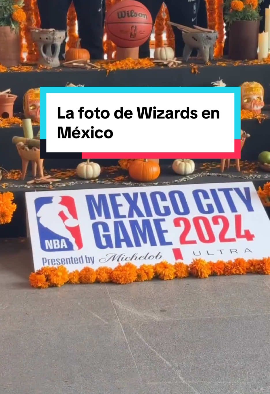 MÉXICO VIBES 🌼💀🏀🇲🇽 . . #NBA #TikTokDeportes #nbaenméxico