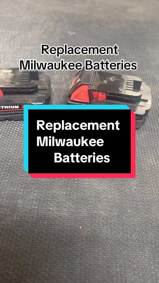 Replacement Milwaukee Batteries #foryou #affordable #mikey #DIY #tik #hiddengems #blackfriday #dealhunter #christmas #savemoney #power#tiktokshopcybermonday #tiktokblackfriday #TikTokShop 