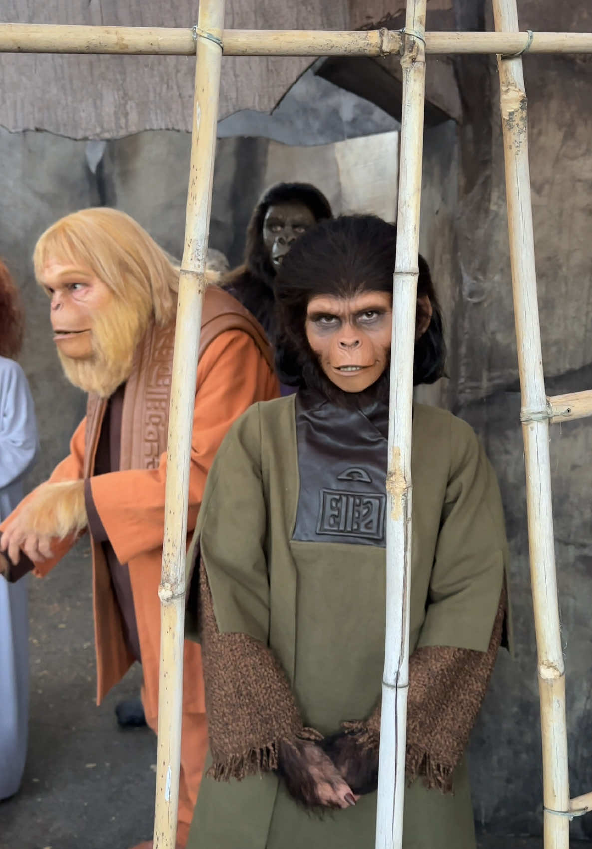 Getting aquainted with the neighbors #planetoftheapes 