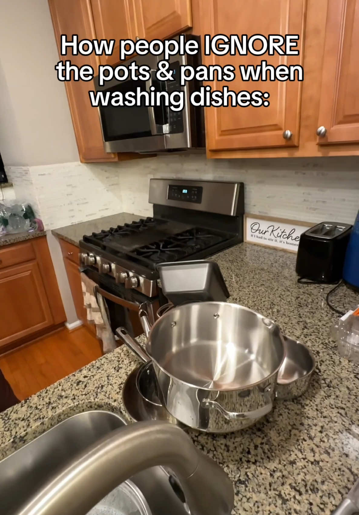 Will wash 1000 bowls before 1 crusty pan 😭 Insta:CodenameJesse