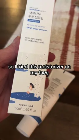 Nice sunscreen #roundlab #roundlabsunscreen #skincare #SelfCare #facemoisturizer 