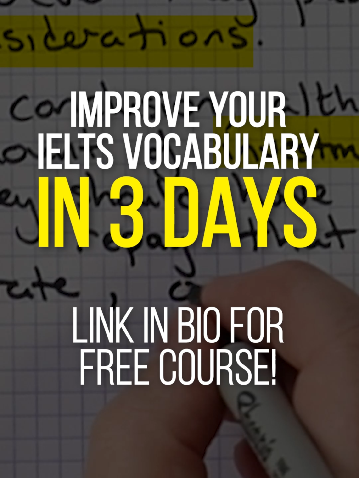 Transform your IELTS vocabulary in only 3 days! Click the link in bio to learn how. #ieltsvocabulary