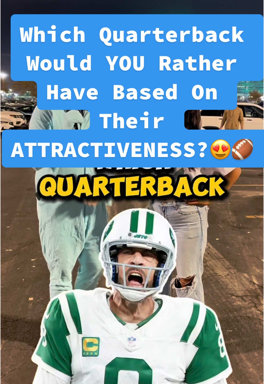 Which Quarterback Would YOU Rather Have Based On Their ATTRACTIVENESS?😍🏈 #nflrankings #nfl #nflfootball #nfldebate #joshallen #nfltiktok #fypnfl #fyp 