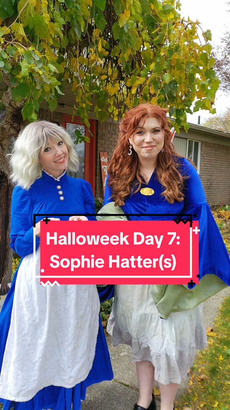 I got through it Last day of #halloweek  with #sophiehatter #howlsmovingcastle #dianawynnejones #sophiehattercosplay 