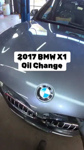 Oil Change Action bc Why Not 🛢️🧴 #bmw #bmwmotorsport #bmwlife #x1 #oil #change #filter #2017 #mechanic #auto #shop #car #fyp 