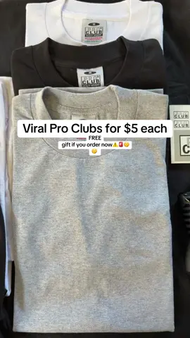 #proclubs #proclub FREE GIFT ORDER NOW Viral Pro Clubs 3-Pack! Choose from  black, grey, and white options. Mix and match them to create your own unique style, and you’ll only have to pay $5 for each one. Plus, if you order now, you’ll get a free gift with your purchase! Don’t miss out on this amazing deal - grab yours today!