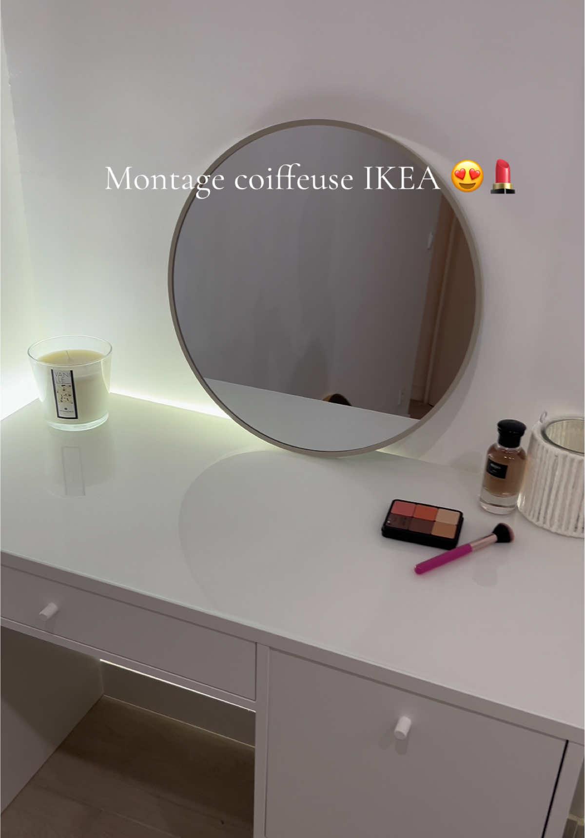 Je vais faire mes meilleures skincare ici 😍 #pourtoi #ikea #pregnant #momtobe #demenagement #fyp #marseille #futuremaman #coiffeuse 