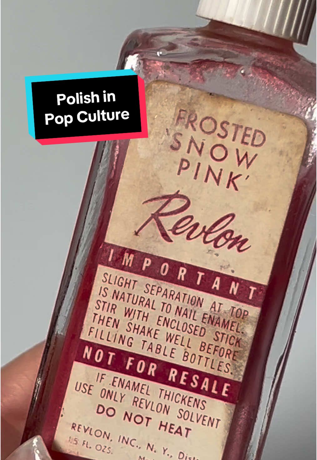 Trying something new today, but I’m rusty 😅 Let’s look at what was possibly Frida Kahlo’s favorite nail polish!  #vintagenailpolish #vintagerevlon #dayofthedead #diadelosmuertos #vintagecosmetics #fridakahlo #swatch #nailtok #nostalgia #nostalgic #cosmeticshistory #revlon #nailpolish #vintagebeauty #vintagemakeup #vintage 